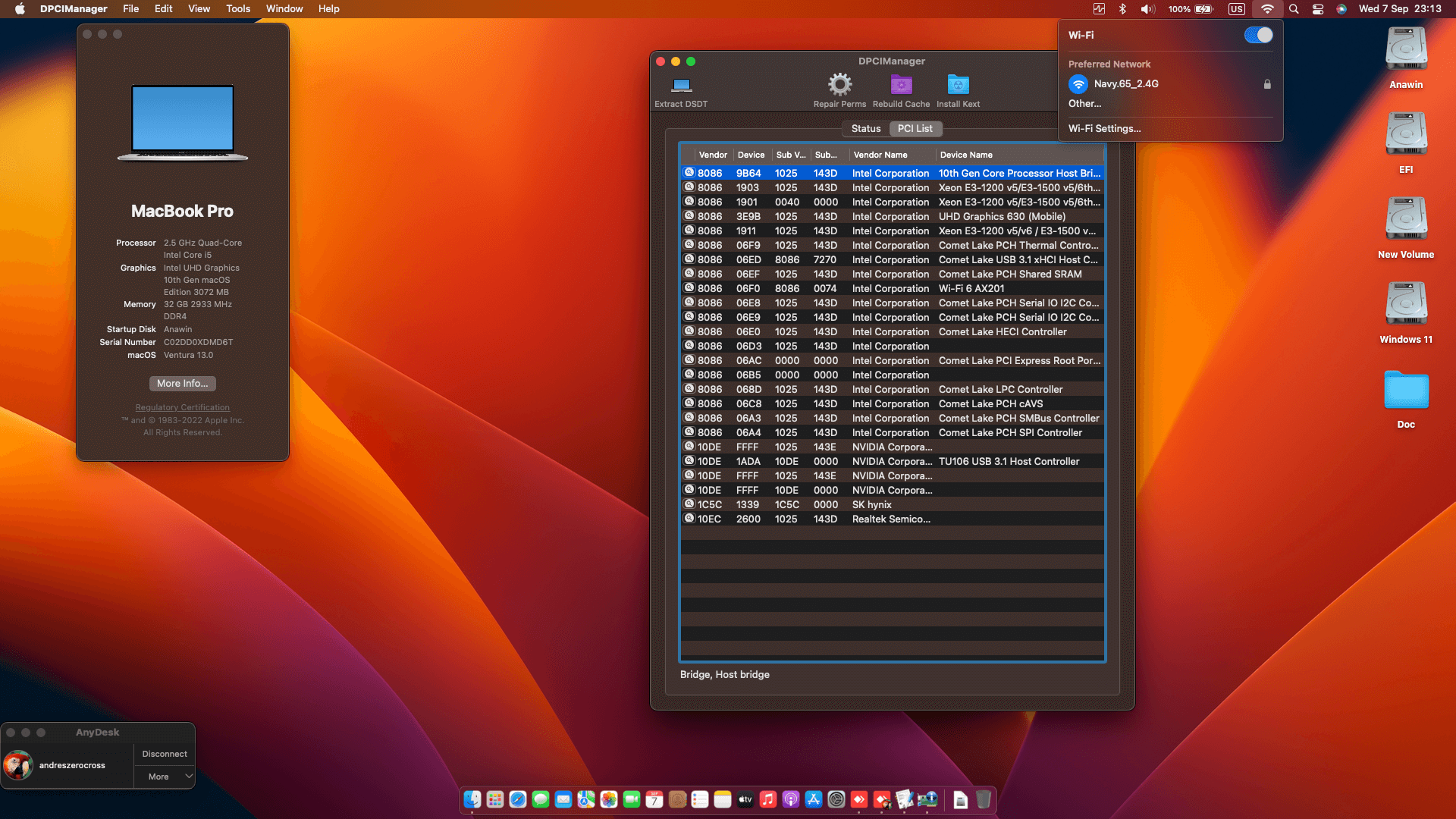 Acer Nitro 5 AN515 55 517N 2nd [CometLake   Intel UHD 630 + I2C]   OpenCore 2